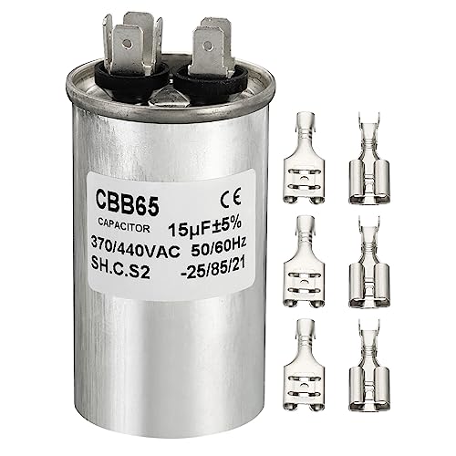PATIKIL 15uf 15MDF 370/440VAC Lüfter Start Kondensator CBB65 Kreisförmig Betrieb Kondensator für Klimaanlage Kälte Wärme Pumpe Kondensator Gerade mit Draht Anschlussklemme PATIKIL 15uf 15MDF 370/440VAC Lüfter Start Kondensator CBB65 Kreisförmig Betrieb Kondensator für Klimaanlage Kälte Wärme Pumpe Kondensator Gerade mit Draht Anschlussklemme von PATIKIL