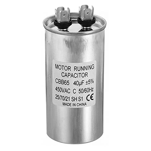 PATIKIL 40uF ±5% 40MDF 450V AC Lüfter Start Kondensator CBB65 Kreisförmig Betrieb Kondensator für AC Motor Betrieb Klimaanlage Kühlen Wärme Pumpe Kondensator Gerade PATIKIL 40uF ±5% 40MDF 450V AC Lüfter Start Kondensator CBB65 Kreisförmig Betrieb Kondensator für AC Motor Betrieb Klimaanlage Kühlen Wärme Pumpe Kondensator Gerade von PATIKIL