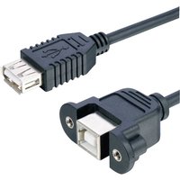 PCE - Lyndahl USB-Kabel usb 2.0 usb-b Buchse, usb-a Buchse 0.20 m Schwarz LKPK007 von PCE