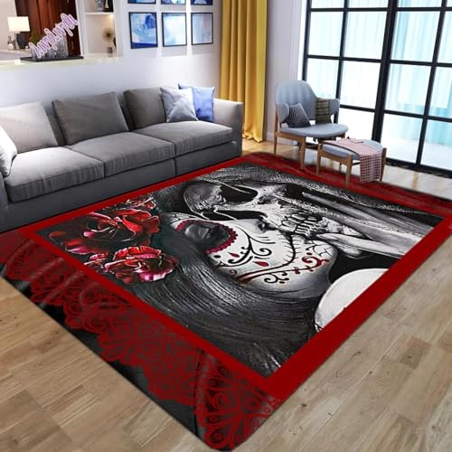 PDSYCB Moderne Bedruckte Teppiche für Wohnzimmer Schlafzimmer Wunderschöne Boden Matte Boden Matte Mädchen Teppich Flur rutsch festen Teppich Blumen Badezimmer Bereich Teppich 60x90cm von PDSYCB