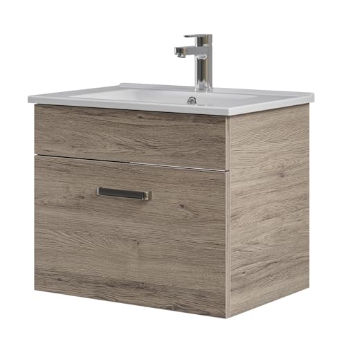 Pelipal Waschtischunterschrank Quickset 313 mit Waschtisch in San Remo eiche terra Quer Nachbildung, 65 cm breit | Waschplatz mit 1 Auszug Pelipal Waschtischunterschrank Quickset 313 mit Waschtisch in San Remo eiche terra Quer Nachbildung, 65 cm breit | Waschplatz mit 1 Auszug von Pelipal