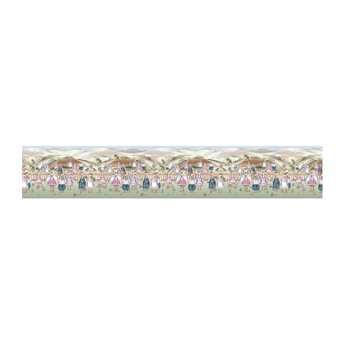 PENSIERI DELICATI Teppichläufer 52 x 300 cm, aus Baumwolle und PVC, hergestellt in Italien, Läufer waschbar in der Waschmaschine bei 40 °, gepunktet von PENSIERI DELICATI