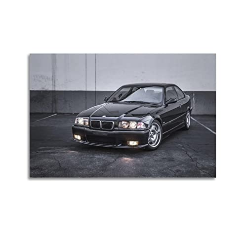 BMW Sportauto-Poster E36 M3 GT Super Racing Poster Dekorative Malerei Leinwand Wandposter und Kunstbild Druck Moderne Familie Schlafzimmer Dekor Poster 30 x 45 cm von PENTAB