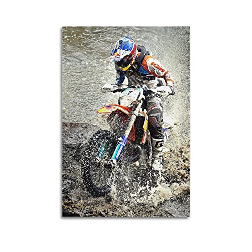 Extremsport-Poster Motocross Dirt Bike KTM 350 Exc Poster Dekorative Malerei Leinwand Wandposter und Kunstbild Druck Moderne Familie Schlafzimmer Dekor Poster 30 x 45 cm von PENTAB