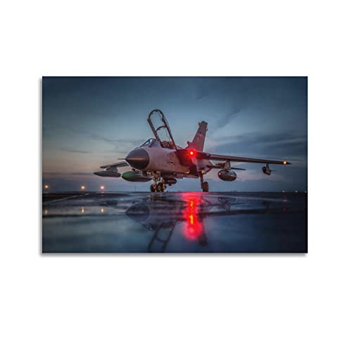 Jet Fighter Poster Panavia Tornado Militärische Luftfahrt Poster Dekorative Malerei Leinwand Wandposter und Kunstbild Druck Moderne Familie Schlafzimmer Dekor Poster 50 x 75 cm von PENTAB