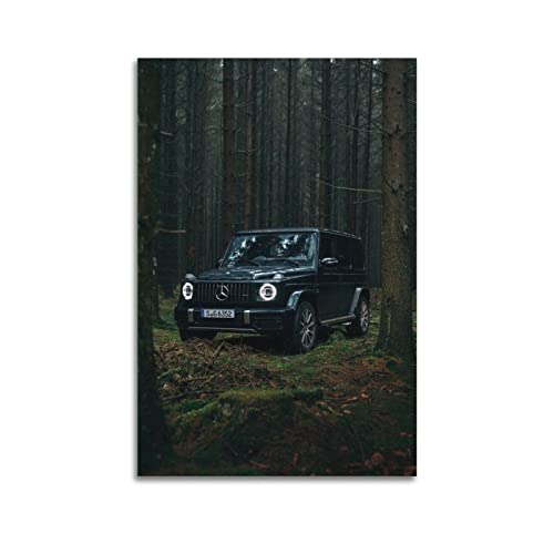 Supercar Poster Amg G63 G Klasse 4x4 Offroad Suv Poster Dekorative Malerei Leinwand Wandposter und Kunstbild Druck Moderne Familie Schlafzimmer Dekor Poster 40x60cm von PENTAB