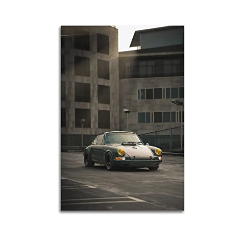 Supercar Poster Retro Porsche 911 Singer Racing Poster Dekorative Malerei Leinwand Wandposter und Kunstbild Druck Moderne Familie Schlafzimmer Dekor Poster 40 x 60 cm von PENTAB