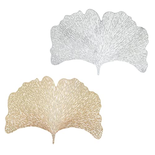PEPLAYTAL 2 Stück Tischset Party Hochzeit Beige Untersetzer Drinnen Outdoor- Ästhetisch Für Wärmeisolierte Matte Cup Coaster Haushaltsgeschirr Dekoratives Placemat Silver PVC PEPLAYTAL 2 Stück Tischset Party Hochzeit Beige Untersetzer Drinnen Outdoor- Ästhetisch Für Wärmeisolierte Matte Cup Coaster Haushaltsgeschirr Dekoratives Placemat Silver PVC von PEPLAYTAL