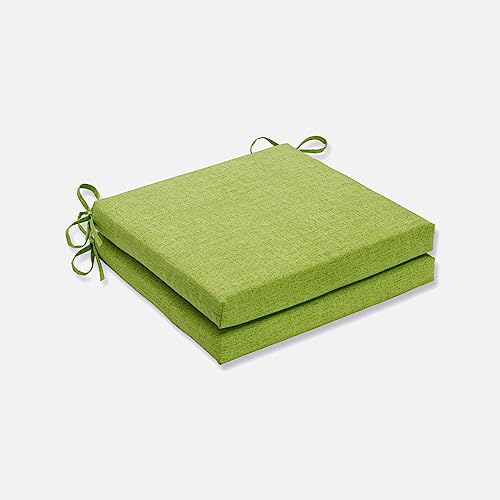 Pillow Perfect 612492 Baja Linen Sitzkissen-Set, Limettengrün, Spun_Polyester, Lime, L X 20 in. W X 3 in. D, 2 von Pillow Perfect