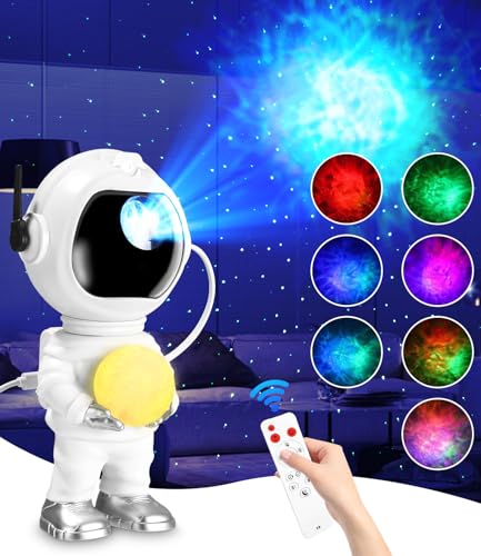 PERMUST Sternenhimmel Projektor LED, Astronaut Projektor 16 Farbverläufe, Sternenhimmel Projektor Kinder mit Timer, Astronaut Sternenhimmel Projektor PERMUST Sternenhimmel Projektor LED, Astronaut Projektor 16 Farbverläufe, Sternenhimmel Projektor Kinder mit Timer, Astronaut Sternenhimmel Projektor von PERMUST