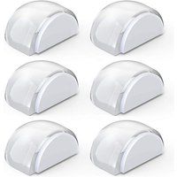 6 Stück Türstopper Boden Selbstklebend Transparent Door Stopper zum Schutz von Wänden und Türen von PETITES ECREVISSES