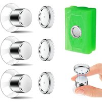 Petites Ecrevisses - 3er-Set Magnet Saugnapf Seifenhalter ohne Bohren Magnetseifenhalter für Dusche und Waschbecken von PETITES ECREVISSES