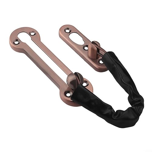 Safe Chain Door Lock Anti Theft Chain Door Chain Anti Lock Chain Door Latch (Red Bronze) von PETSTIBLE