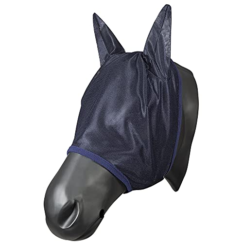 Pfiff 102144 Fliegengesichtsmaske mit Ohren, Fliegenschutz Insektenschutz Maske, Blau, Shetty von PFIFF