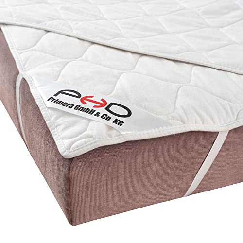 PHD Primera Matratzenschoner Natural mit Bezug aus 100% Baumwolle 200x200 cm - 40°C waschbar - Matratzenauflage und Matratzenschutz für Matratze, Boxspringbett u. Topper für 200 x 200 PHD Primera Matratzenschoner Natural mit Bezug aus 100% Baumwolle 200x200 cm - 40°C waschbar - Matratzenauflage und Matratzenschutz für Matratze, Boxspringbett u. Topper für 200 x 200 von PHD Primera