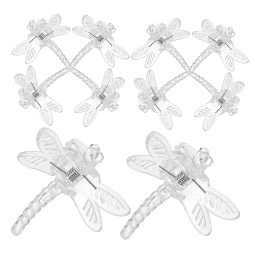 PHENOFICE 10 Stück Libellen Orchideen Clip Gemüse Ranken Clips Biege Clips Pflanzen Kletter Klemme Spalier Clips Pflanzen Greifer Clip Pflanzen Pfropf Clip Garten Klemme Stiel von PHENOFICE