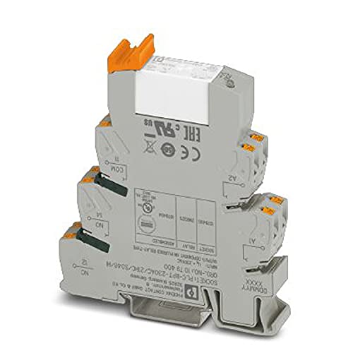 PHOENIX CONTACT PLC-RPT-230AC/21HC/SO46/HI Relaismodul mit Push-in-Anschluss, und steckbaren Miniaturrelais für hohen Dauerstrom, 10 Stück PHOENIX CONTACT PLC-RPT-230AC/21HC/SO46/HI Relaismodul mit Push-in-Anschluss, und steckbaren Miniaturrelais für hohen Dauerstrom, 10 Stück von PHOENIX CONTACT