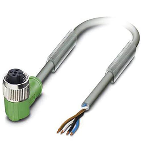 PHOENIX CONTACT SAC-4P-3.0-800/M12FR Sensor/Aktor-Kabel, 3m Kabellänge, M12 Buchse Gewinkelt, 4 Polig, Grau von PHOENIX CONTACT