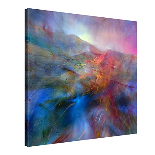 PICANOVA – Farbland 40x40cm – Premium Leinwanddruck – Kunstdruck Auf 2cm Holz-Keilrahmen Für Schlaf- Und Wohnzimmer Von Annette Schmucker von PICANOVA