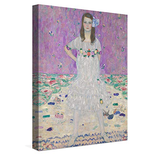 PICANOVA – Mada Gertrude Primavesi 30x40cm – Premium Leinwanddruck – Kunstdruck Auf 2cm Holz-Keilrahmen Für Schlaf- Und Wohnzimmer – Kollektion Gustav Klimt von PICANOVA