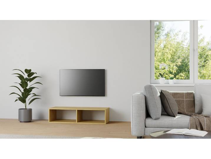 Niedriges Hifi-Rack Eiche Niedriges Hifi-Rack Eiche von PICKAWOOD