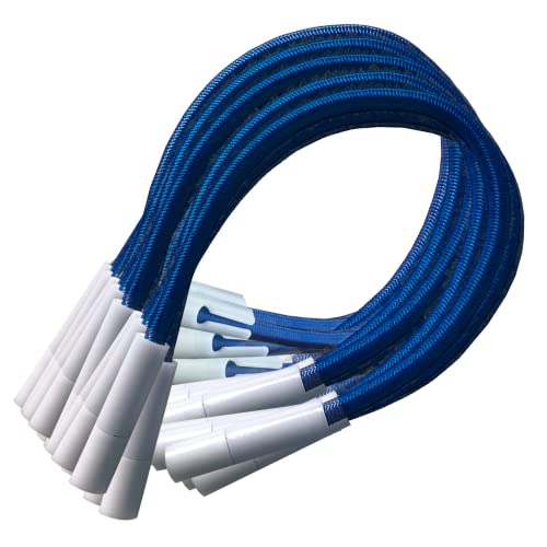 PisciHogar Planenspanner, elastisch, für den Winter, verstellbar, 34 Stück, Blau von PISCIHOGAR VIDA PARA TU HOGAR