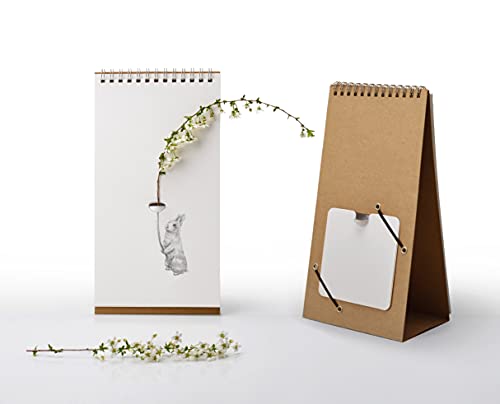 PLAYABLE ART Flip Vase – Tischvase im Notizbuch-Stil für Blumen und Kunst – Ändern Sie sich durch 7 einzigartige Zeichnungen, die zu Ihrer Stimmung passen – entworfen von Spextrum® (Companion) von PLAYABLE ART