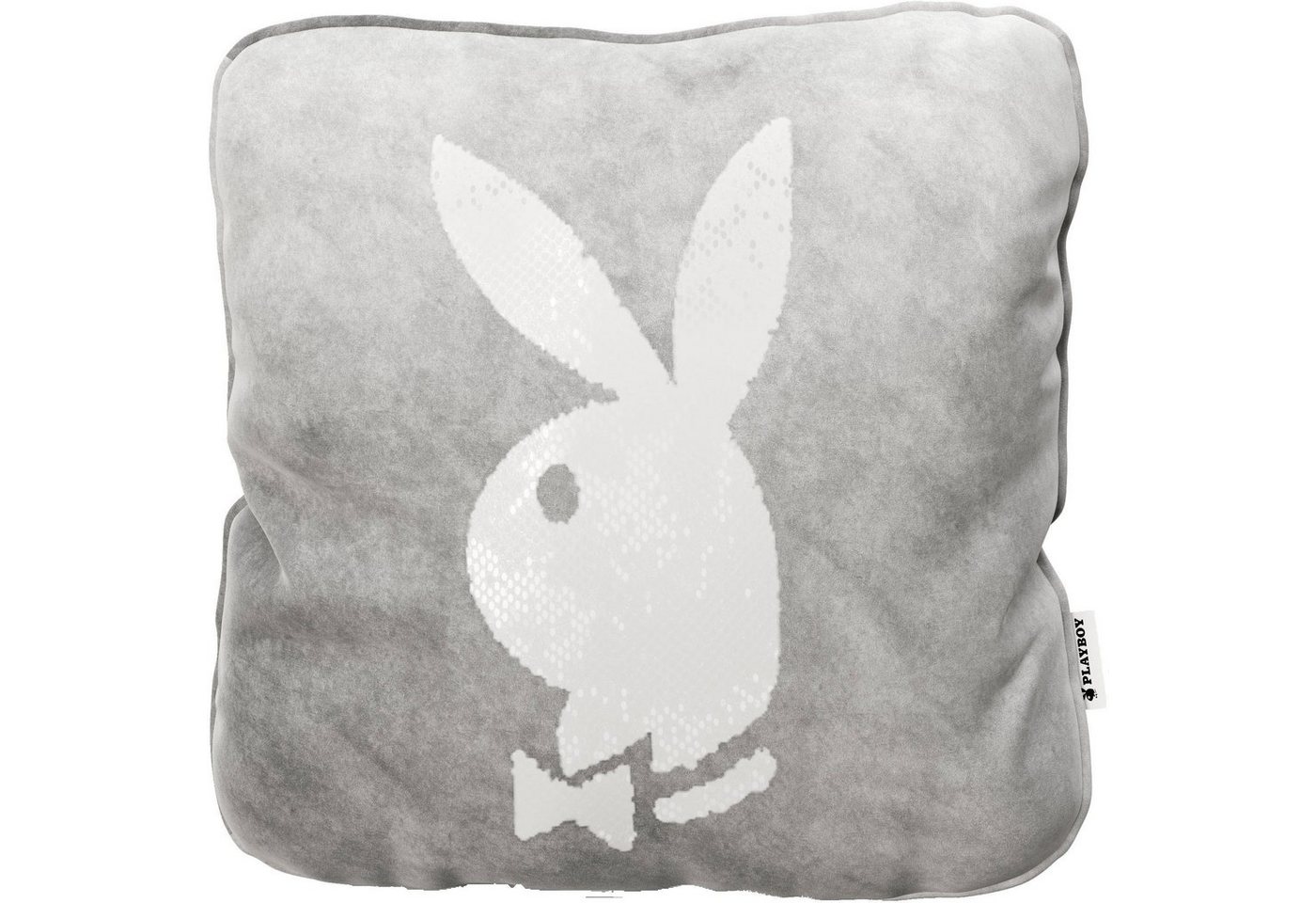 PLAYBOY Dekokissen Samtkissen ELLEN, Bunnyhead von PLAYBOY