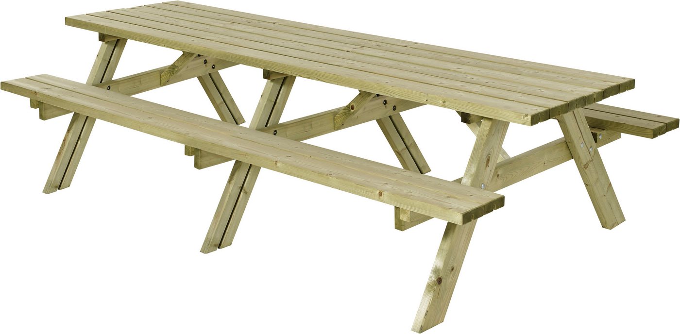 PLUS Garten-Essgruppe Kombimöbel, (1-tlg), 300x155x71/45 cm, mit Klappsitzen von PLUS