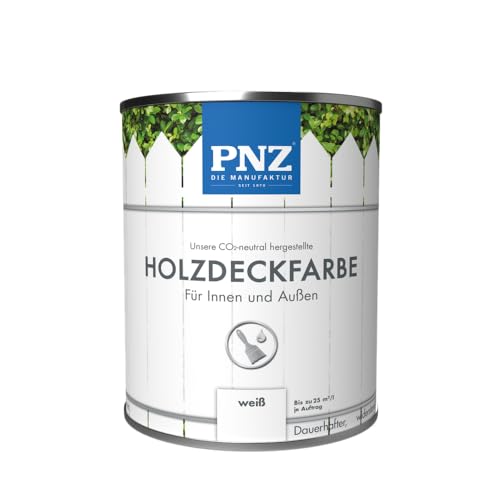 PNZ Holzdeckfarbe, Gebinde:0.25L, Farbe:weiß von PNZ