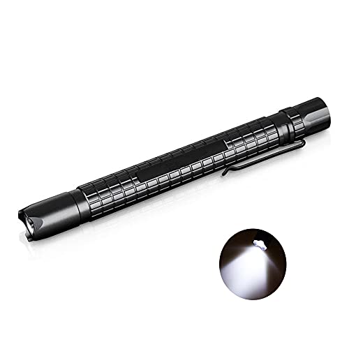 POCKETMAN Mini LED Taschenlampe mit Stift Clip Tragbare Taschenlampe Wasserdichte ultra helle ultra dünne Taschenlampe für Beleuchtung (1pc) von POCKETMAN