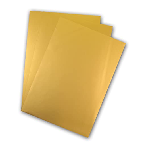 POLI-FLEX TURBO Bügelfolie in DIN A4, Farbe:4920 GOLD-METALLIC von POLI-TAPE