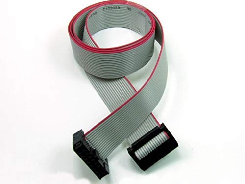 POPESQ® - IDC Kabel/Cable 14 polig (2x 7) cca. 150 cm / 1.5 m lang/long, Flachbandkabel Ribbon #A1803 von POPESQ
