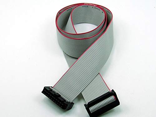 POPESQ® - IDC Kabel/Cable 20 polig (2x 10) cca. 20 cm / 0.2 m lang/long, Flachbandkabel Ribbon #A1319 von POPESQ