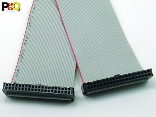 POPESQ® - IDC Kabel/Cable 40 polig (2x 20) cca. 150 cm / 1.5 m lang/long, Flachbandkabel Ribbon, Raspberry Pi #A1914 von POPESQ