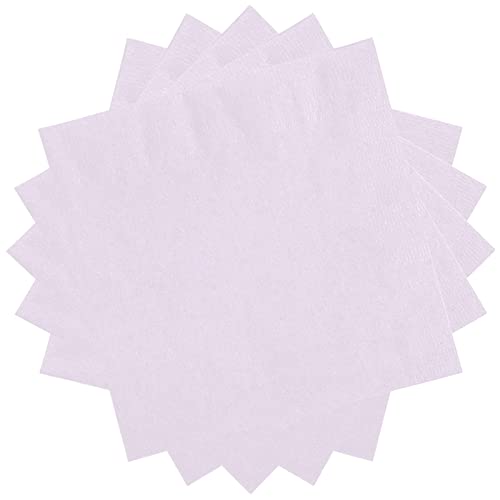 20 Stück pastellviolette Party-Papierservietten, Pastellviolett, Partygeschirr, Dekoration, Pastellviolett, Einweg-Papierservietten, Pastellviolette Servietten für Kinder, Pastellviolett, von POPOYU