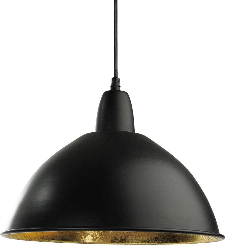 Hochwertige Pendelleuchte aus Metall schwarz gold PR Home Classic 35cm E27 dimmbar von PR Home