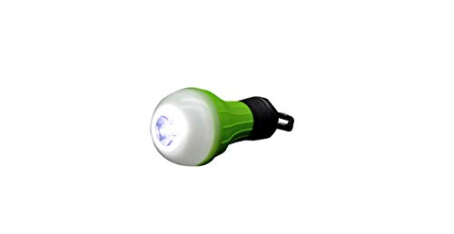LED-Taschenlampe mit Karabiner, 2 Positionen, grün, ideal für Camping, Wandern und Notfall. LED-Taschenlampe mit Karabiner, 2 Positionen, grün, ideal für Camping, Wandern und Notfall. von PRENDELUZ