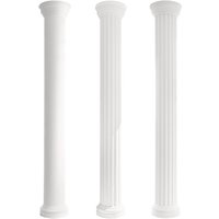 Säulen und Halbsäulen Fassade rund Set Auswahl 305mm LC102: Halbrund, Basis von PRESTIGE DECOR
