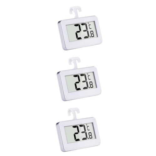 PRETYZOOM 3st Digitales Thermometer Kühlschrankthermometer Digitalthermometer Für Kühlschrank Elektronisch Weiß von PRETYZOOM