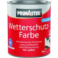 Primaster Wetterschutzfarbe 750 ml schwedenrot Holzlasur Primaster Wetterschutzfarbe 750 ml schwedenrot Holzlasur von PRIMASTER
