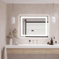 Pro.tec - LED-Badspiegel Casoli 45x60cm Silber [ ] - Silber von PRO.TEC