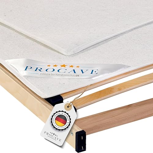 PROCAVE | Hochwertiger Filzschoner für Lattenrost | Schützende Matratzenunterlage 110x210 cm | Atmungsaktiver Matratzenschoner aus Nadelfilz | Made in Germany von PROCAVE