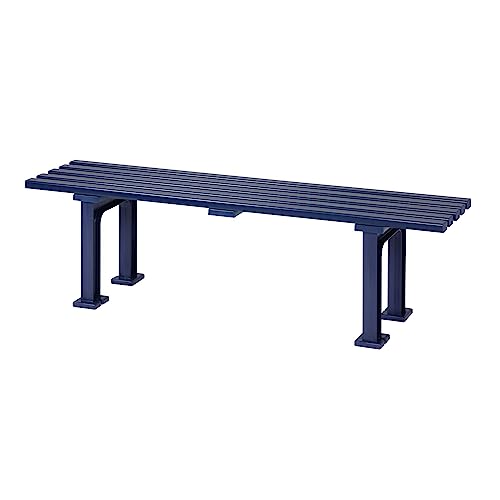 PROREGAL Gartenbank Kuba | 3-Sitzer | Blau | HxBxT 42x150x37cm | Witterungs- & UV-beständiger Kunststoff | Parkbank Sitzbank Außenbereich Garten Balkon Terrasse PROREGAL Gartenbank Kuba | 3-Sitzer | Blau | HxBxT 42x150x37cm | Witterungs- & UV-beständiger Kunststoff | Parkbank Sitzbank Außenbereich Garten Balkon Terrasse von PROREGAL