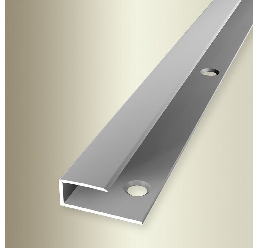 PROVISTON Abschlussprofil Aluminium, 23 x 2700 mm, Silber, Einfass- & Abschlussprofile von PROVISTON