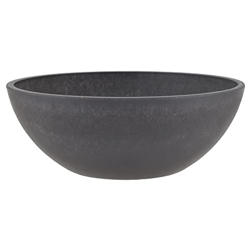 PSW M25DC Schüssel für den Garten, 25,4 cm, Dunkelgrau von PSW Pot Collection