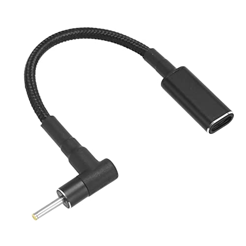 PUSOKEI USB C auf DC Stromkabel, USB C Buchse auf 2,5 X 0,7 Mm DC Stecker, Ladekabel, 100 W 5 A 20 V PD Schnellladekabel, Ladegerät Adapter für Laptop von PUSOKEI