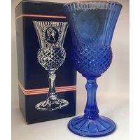 Avon The Washington Goblet Fostoria Kerzenhalter Mit Weihrauch Und Myrrhe Duftkerze in Box von PaigeB8s