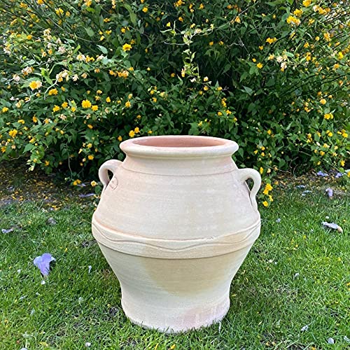Palatina-Keramik | hochwertige Terracotta Amphore | 35 cm | winterhartes Pflanzgefäß Pflanztopf für den Garten, Balkon oder Terrasse, Cassia 35 von Palatina Werkstatt