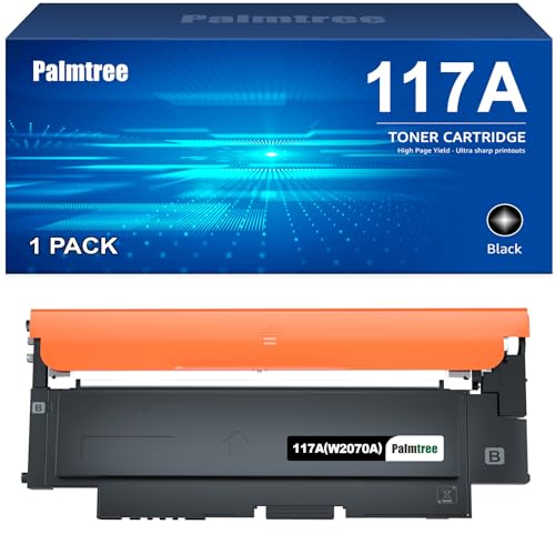 Palmtree 1er-Pack Kompatibel HP 117A Toner als Ersatz Toner für HP Color Laser MFP 179fwg 178nwg 150nw 150a 179 178 150 W2070A (Schwarz) von Palmtree